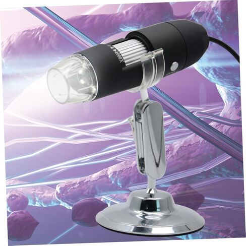 مجهر رقمي USB مع تكبير عالي الدقة وأضواء LED مجهر USB محمول للطلاب وهواة الجمع in Kuwait