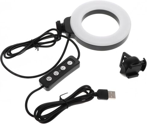 مصباح LED من DOITOOL لعقد مؤتمرات الفيديو وإضاءة كاميرا الويب المحمولة من أجل سطوع خافت وإعدادات للاجتماعات والبث عبر الإنترنت in Saudi Arabia