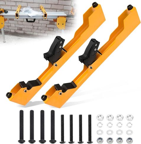 2 Pack DW7231 N087371 Miter Saw Mounting Brackets Compatible with Dewalt Heavy Duty Miter Saw Stand DWX724 DW730 DWX725 DWX725B DW723 DWX723 DE7030 DE7025-XJ in Kuwait