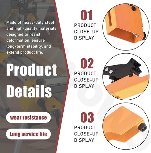 2 Pack DW7231 N087371 Miter Saw Mounting Brackets Compatible with Dewalt Heavy Duty Miter Saw Stand DWX724 DW730 DWX725 DWX725B DW723 DWX723 DE7030 DE7025-XJ in Kuwait