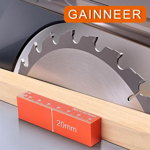 15pcs Metric Setup Blocks-Aluminum Precision Height Gauge Set for Router and Table Saw Woodworking Set Up Accessories,Orange in Kuwait