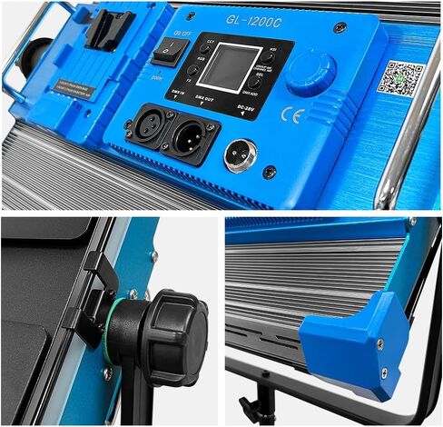 Fill Light DMX Control Led Continuous Video Light 2700-7500K Camera Flash Lights RGB Full Color Soft Panel Lamp 120W for Shooting in Saudi Arabia