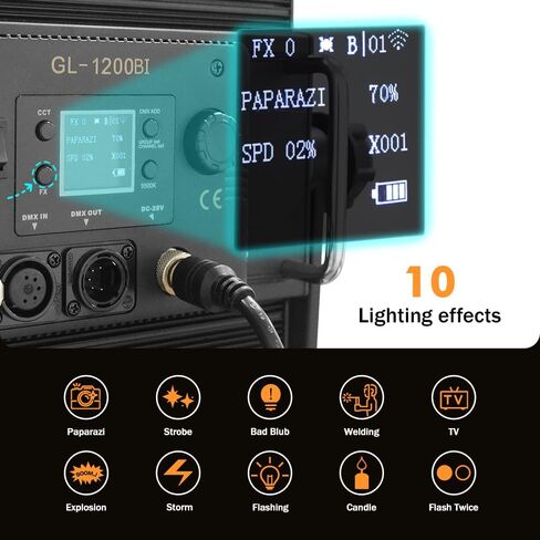 Fill Light DMX Control Led Continuous Video Light 2700-7500K Camera Flash Lights RGB Full Color Soft Panel Lamp 120W for Shooting in Saudi Arabia