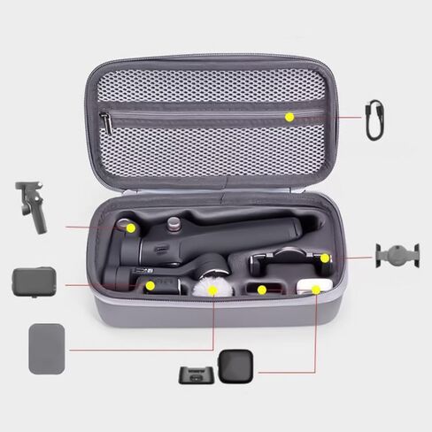 Portable Storage Bag Carrying Case Travel Shoulder Bag Handbag for Mobile 7 Handheld Gimbals Accessories in Saudi Arabia
