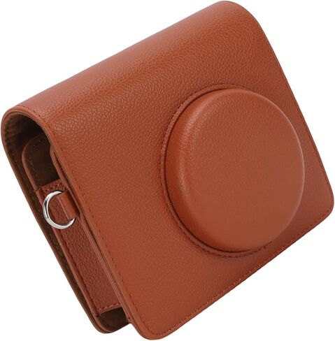 Drfeify Camera Bag, PU Leather Box/Cover with Adjustable Strap for MS300, Stylish and Protective Design for Photography Enthusiasts (Brown) in Saudi Arabia