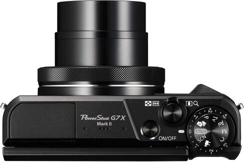 Canon PowerShot G7 X Mark II Digital Camera (Black) Bundle with SanDisk 64GB Memory Card, Full Size Tripod, High Speed Card Reader + Photo Kit for G7X Mark II (20 Items) (Renewed), compact in Saudi Arabia