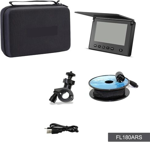 Underwater Fish Finder Fishing Camera Ice Fishing Night Vision Camera 4.3" LCD Monitor Sport Video Underwater in Kuwait