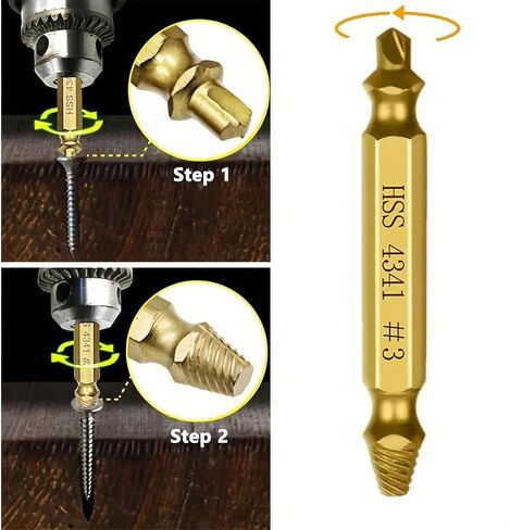 Screwdriver Set Damaged Screw Extractor Speed Drill Bit Extractor Drill Set Easily Take Out Screw Tools Broken Stripped in Saudi Arabia