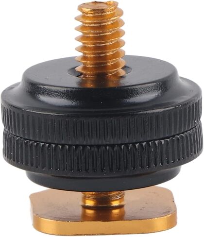 Zerodis Hot Shoe Screw Shoe Mounts Mount Adapter and Screw Thread Cold Flash Stand Adapter Camera Flash Light Stand Mounting Accessories Hot Camera in Saudi Arabia