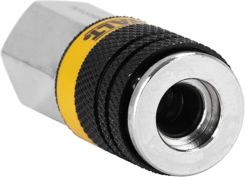 مجموعة قارنات التوصيل والمقابس الصناعية المكونة من 7 قطع من DEWALT، تصميم توصيل دفع 6 كرات للتحرير السريع والسهل، متينة وموثوقة للاستخدام الصناعي in Kuwait