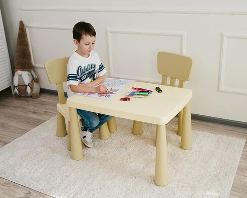 Kids Table and 2 Chairs Set with Storage Drawer, Height Adjustable Toddler Desk and Chair Set, Classroom/Playroom/Daycare/Home, Children Multi-Activity Table for Ages 2-8 in Saudi Arabia