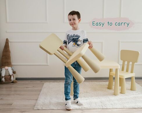 Kids Table and 2 Chairs Set with Storage Drawer, Height Adjustable Toddler Desk and Chair Set, Classroom/Playroom/Daycare/Home, Children Multi-Activity Table for Ages 2-8 in Saudi Arabia