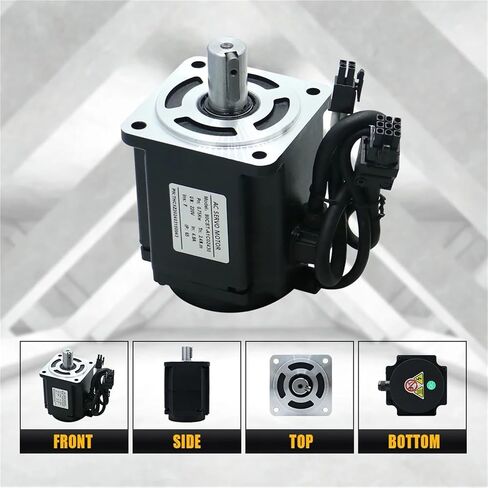 محرك سيرفو للمبيعات 400 وات 750 وات 60CST 80CST محرك سيرفو C30 17 بت التشفير المطلق AC220V 1.27 نيوتن متر 2.4 نيوتن متر لنقش التحكم العددي المحوسب (400 وات 1.27 نيوتن متر، بدون فرامل) in Saudi Arabia