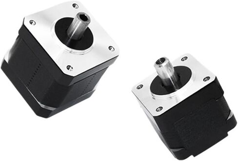 1pcs 60mN.m Fuselage Length 32mm Step Angle 1.8° Current 0.67A 4-Wire Double Hollow Output Shaft Stepper Motor(Driver-UM242) in Saudi Arabia