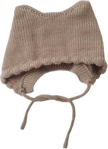 Baby Hats Autumn/Winter Boys Girls Knitted Hat Children's Ear Protection Infant Warm Cap in Saudi Arabia