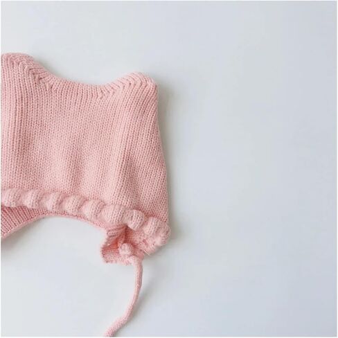Baby Hats Autumn/Winter Boys Girls Knitted Hat Children's Ear Protection Infant Warm Cap in Saudi Arabia