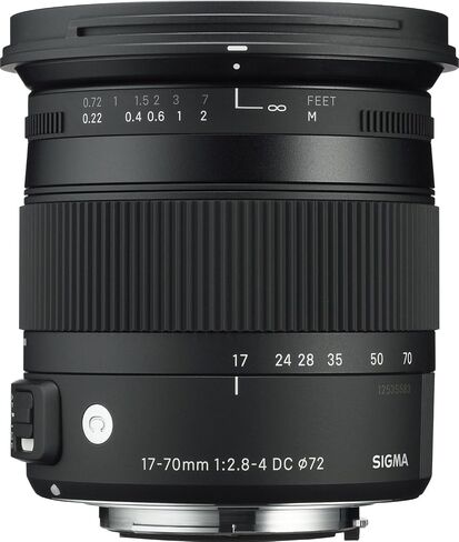 Sigma 17-70mm F2.8-4 Contemporary DC Macro OS HSM Lens for Canon (Renewed) in Kuwait