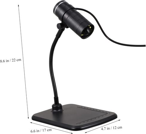 مجهر رقمي من MERRYHAPY مجهر إلكتروني عالي الدقة مع أضواء LED وصلة USB للطلاب والهواة الذين يستكشفون العالم المجهري in Kuwait