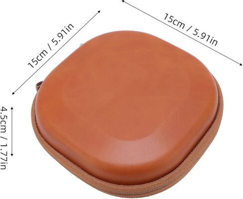 aqxreight Lens Case Pouch PU Leather 5 Layers Shockproof Retro Camera Storage Bag for Round Up to 112mm in Saudi Arabia