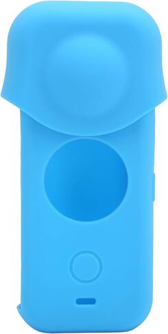 aqxreight Small Panoramic Camera Silicone Protective Case with Lens Cover for ONE X2 Blue (Blue) in Saudi Arabia