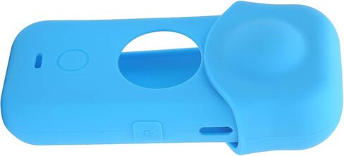 aqxreight Small Panoramic Camera Silicone Protective Case with Lens Cover for ONE X2 Blue (Blue) in Saudi Arabia