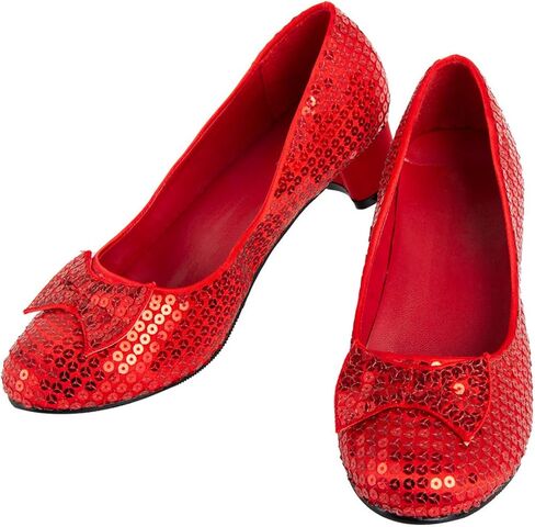 Girl's Red Sequin Pump in Saudi Arabia