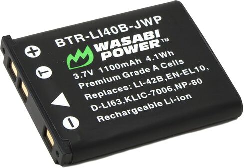 Wasabi Power Battery for Fujifilm NP-45, NP-45A, NP-45B, NP-45S and Fuji FinePix Camera Models in Saudi Arabia