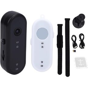 Vikye 1080P Thumb Action Camera, Wearable Body Cam with EIS Anti Shake and WiFi, Small Video Recorder with 64GB Card for Sports, Travel and Vlogging in Kuwait
