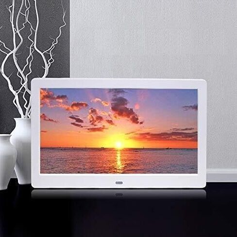 إطار صور رقمي مقاس 7 بوصة، دقة 800 × 480، تشغيل الموسيقى والفيديو، دوران تلقائي، دعم USB/SD، قابل للتثبيت على الحائط، أسود (أزرق) in Saudi Arabia