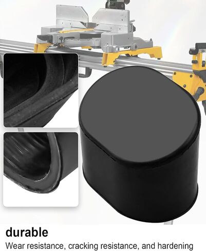 4 Pcs N074647 Rubber Table Miter Saw Stand Foot Pad Fit for Dewalt DWX723 DWX724 DWX725 DWX725B Series Miter Saw Stand 1/3/4 type 1/3 type, Replace N074647 in Saudi Arabia