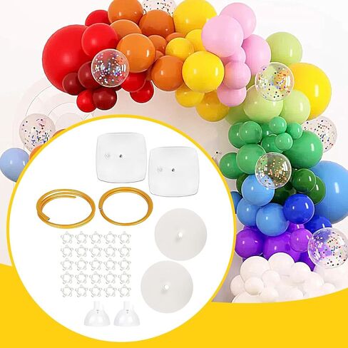 Balloon Arch Stand,Gold Arch Backdrop Holder with Base - Heavy Duty Floor Holder Party Decorations for Wedding Reception Ceremony Store Opening Baby Shower Holiday in Saudi Arabia