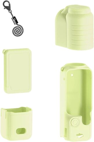 Silicone Protective Cover for Pocket 3 Camera Lens and Screen Shockproof Easy Installation Multiple Color in Saudi Arabia