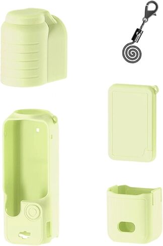 Silicone Protective Cover for Pocket 3 Camera Lens and Screen Shockproof Easy Installation Multiple Color in Saudi Arabia