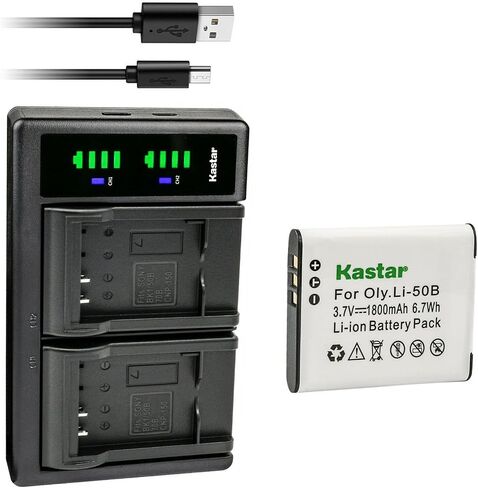 Kastar 2-Pack Battery and LTD2 USB Charger Compatible with Kodak PixPro FZ151, PixPro FZ152, Pixpro FZ201,Pixpro SL10 Smart Lens,Pixpro SL25 Smart Lens,Pixpro SPZ1 in Saudi Arabia