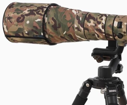 Rolanpro Camouflage Lens Cover for Canon EF 200mm F/2 L IS USM Rain Coat Lens Protection Sleeve Case-#4 All-terrain Camo Waterproof in Saudi Arabia