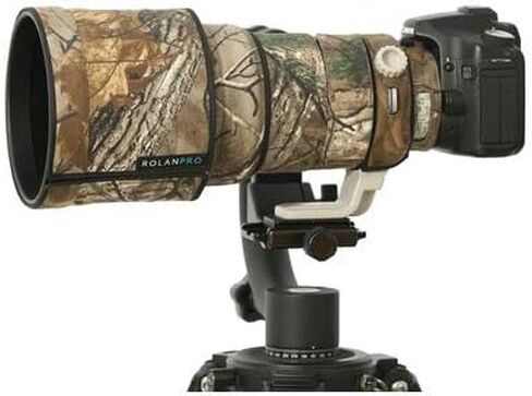 Rolanpro Camouflage Lens Cover for Canon EF 200mm F/2 L IS USM Rain Coat Lens Protection Sleeve Case-#4 All-terrain Camo Waterproof in Saudi Arabia