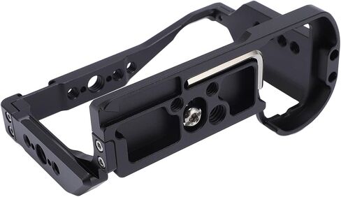 Camera Cage, for ZV E10II Camera, Supports for RS2 RS3 RS4 Stabilizer Camera Cage, Arca Type Quick Release Plate 1/4 Inch Screw Holes, 3/8 Inch Locating Holes in Saudi Arabia