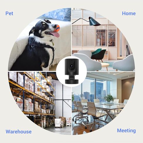 كاميرا BoyKeep 2.4G/5G صغيرة Wi-Fi مع تطبيق الهاتف، 1080P، كشف الحركة، صوت ثنائي الاتجاه، رؤية ليلية، تخزين سحابي وبطاقة الذاكرة، K11، قطعة واحدة in Kuwait