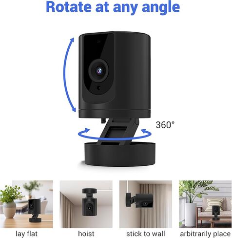 كاميرا BoyKeep 2.4G/5G صغيرة Wi-Fi مع تطبيق الهاتف، 1080P، كشف الحركة، صوت ثنائي الاتجاه، رؤية ليلية، تخزين سحابي وبطاقة الذاكرة، K11، قطعة واحدة in Kuwait