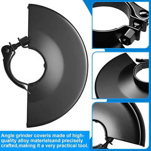 Angle Grinder 397661-01 6.45" Grinder Dust Shroud 4-1/2 Grinder Blades Wheel Disc Metal, Adjustable Protective Cover Shield Fits for Dewalt Milwaukee Makita Metabo Bosch RYOBI Grinder Guard in Saudi Arabia