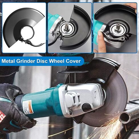 Angle Grinder 397661-01 6.45" Grinder Dust Shroud 4-1/2 Grinder Blades Wheel Disc Metal, Adjustable Protective Cover Shield Fits for Dewalt Milwaukee Makita Metabo Bosch RYOBI Grinder Guard in Saudi Arabia
