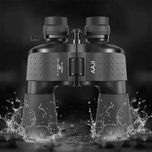 10-30X50 Zoom Binoculars, HD Professional/Waterproof Fogproof Binoculars for Adults, with Low Light Night Vision, Durable and Clear FMC BAK4 Prism Lens, for Birds Watching Hunting Traveling Outdoor in Saudi Arabia