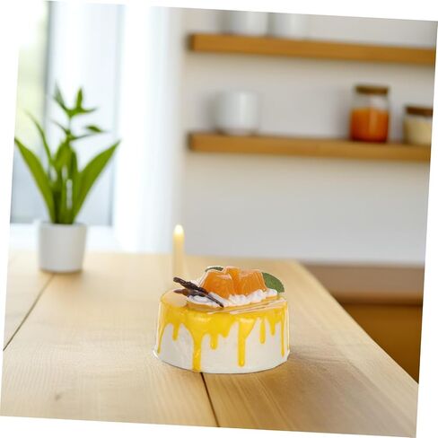 Cabilock Artificial Birthday Cake Model Realistic Fake Dessert Prop Food for Photography Versatile Decorative Display in Saudi Arabia