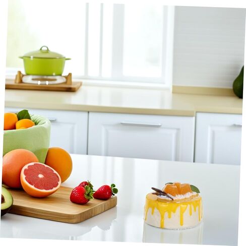 Cabilock Artificial Birthday Cake Model Realistic Fake Dessert Prop Food for Photography Versatile Decorative Display in Saudi Arabia
