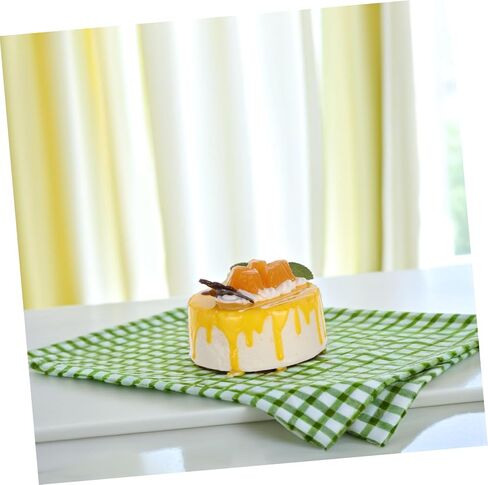 Cabilock Artificial Birthday Cake Model Realistic Fake Dessert Prop Food for Photography Versatile Decorative Display in Saudi Arabia