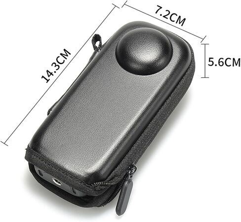 Ruggeds Shell Protective Storage Case for Accessories Travel Camera Bag with Clips Mount in Saudi Arabia