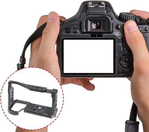 Full Camera Cage Protective Frame Case for ZV-E10II DSLR Camera Expansion Stabilizer Video Film Movie Making Bracket in Saudi Arabia