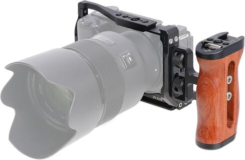 Full Camera Cage Protective Frame Case for ZV-E10II DSLR Camera Expansion Stabilizer Video Film Movie Making Bracket in Saudi Arabia