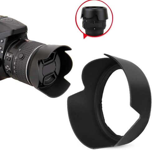 Lens Hood, Lens Hood with High Performance HB-69 ABS Camera Lens Hood for Camera in Saudi Arabia