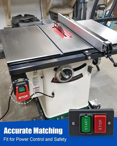 Table Saw Switch 110/ 220V, Single Phase On/Off Switch for Power Control and Safety in Saudi Arabia